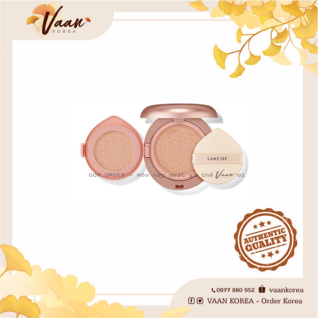 Phấn nước laneige layering cover cushion tone 23