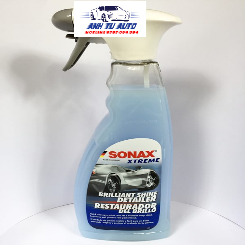 Dung dịch làm bóng nhanh sơn xe sonax extreme 750ml