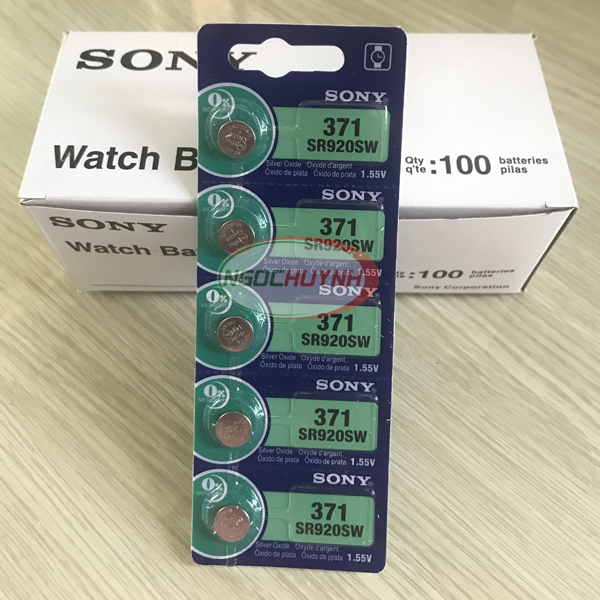 Vỉ 5 Viên Pin SONY SR920SW 371 Pin đồng hồ đeo tay