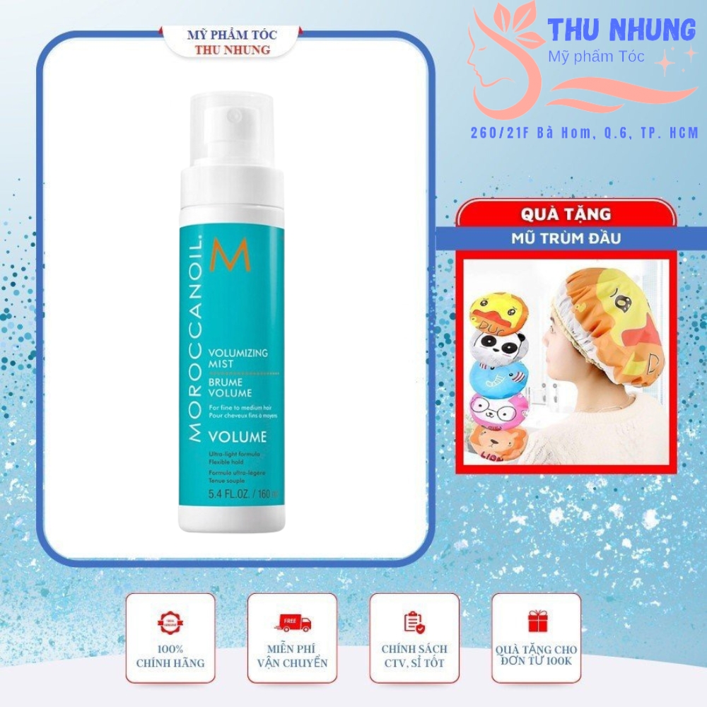 Xịt dưỡng tăng phồng moroccanoil volumizing mist 160ml