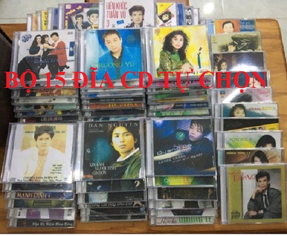 Bộ 15 đĩa cd tự chọn