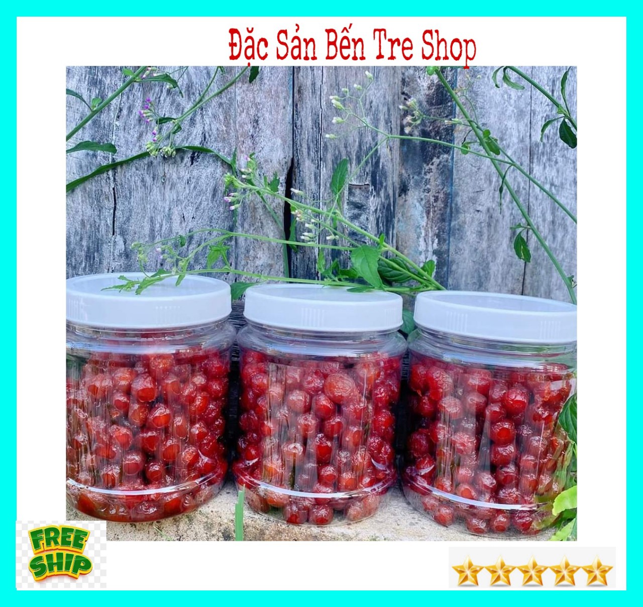 Mứt chùm ruột cua ngọt bến tre hủ 500gr- đặc sản bến tre shop