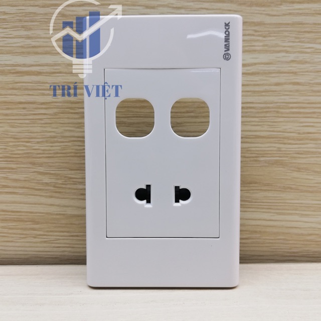 Mặt 2 lỗ 1 ổ sino vanlock s18uxx