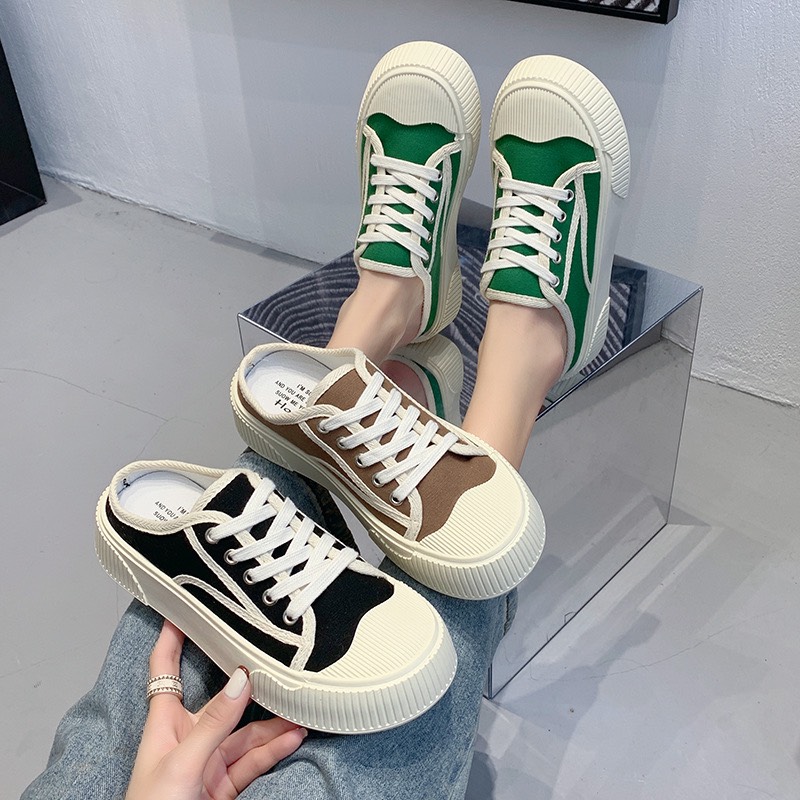 Giày sục nữ CELINAA thời trang nữ tính trẻ trung hót hít