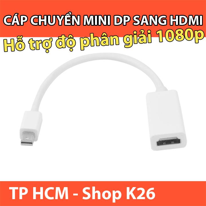 Cáp chuyển đổi mini displayport sang hdmi - hỗ trợ độ phân giải 1080p