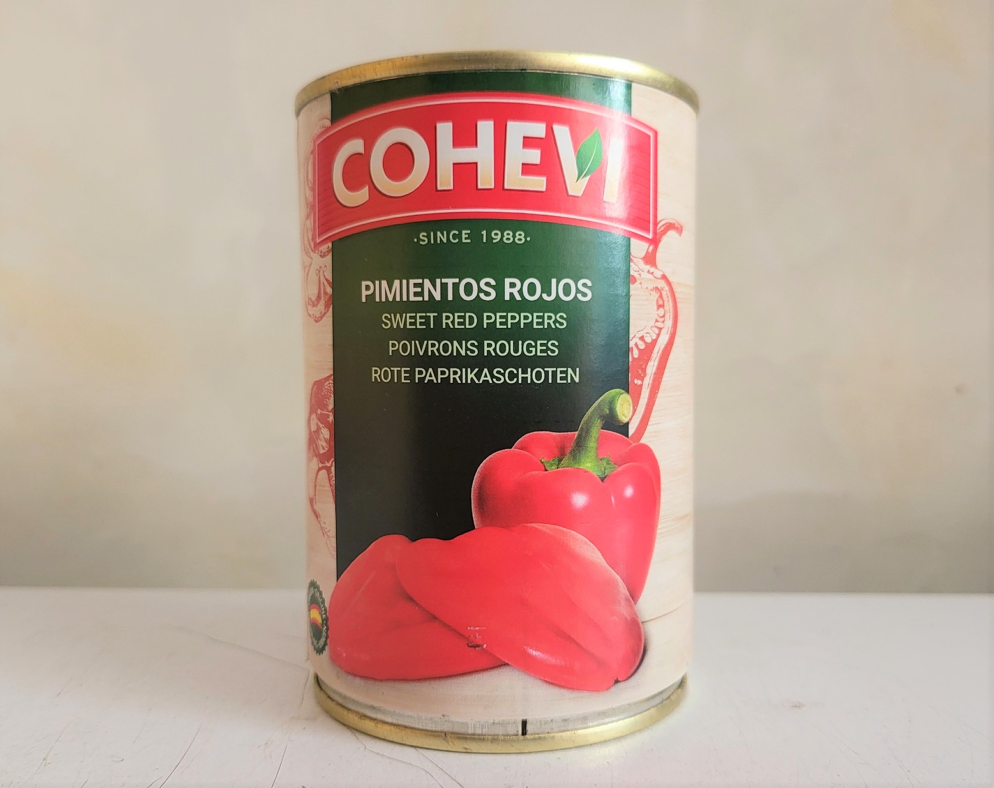 Hsd 14/9/2024 ớt chuông đỏ nguyên trái cohevi pimento sweet red pepper
