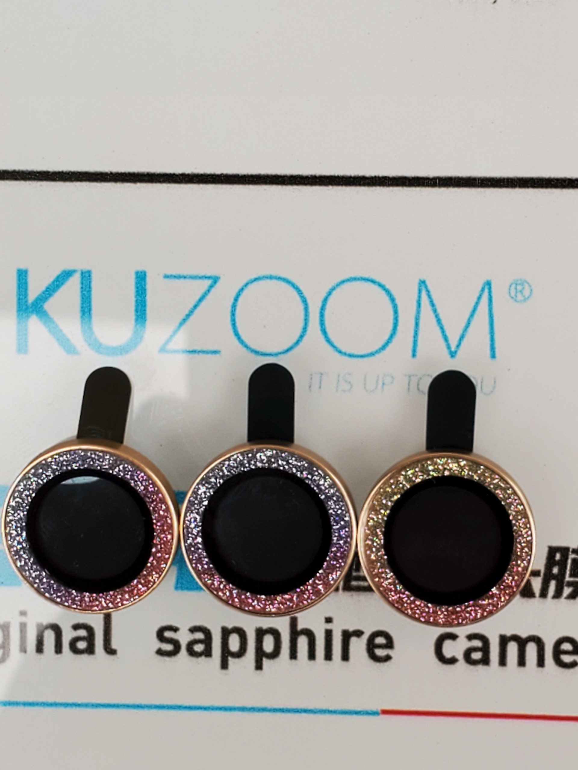 TITAN NHŨ - Bộ 3 mắt dán bảo vệ camera Iphone 11/11promax/12/12 Pro/12 Pro max Titan nhũ siêu đẹp chính hãng