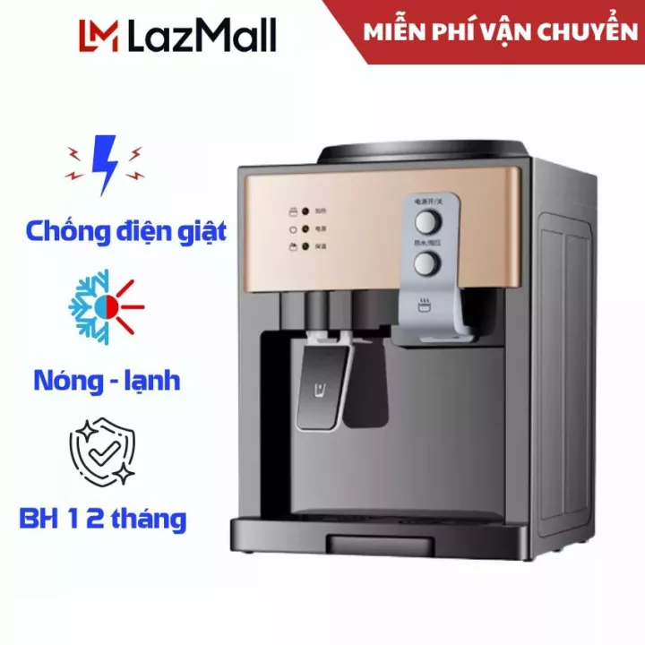 Máy nước nóng lạnh bình lọc nước nóng lạnh Cây nước nóng lạnh mini thiết kế 2 vòi và 2 công tắc nóng lạnh riêng biệttự động đóng ngắt nước và nhiệt độ nước phù hợptiết kiệm đến 60 tiền điện so với