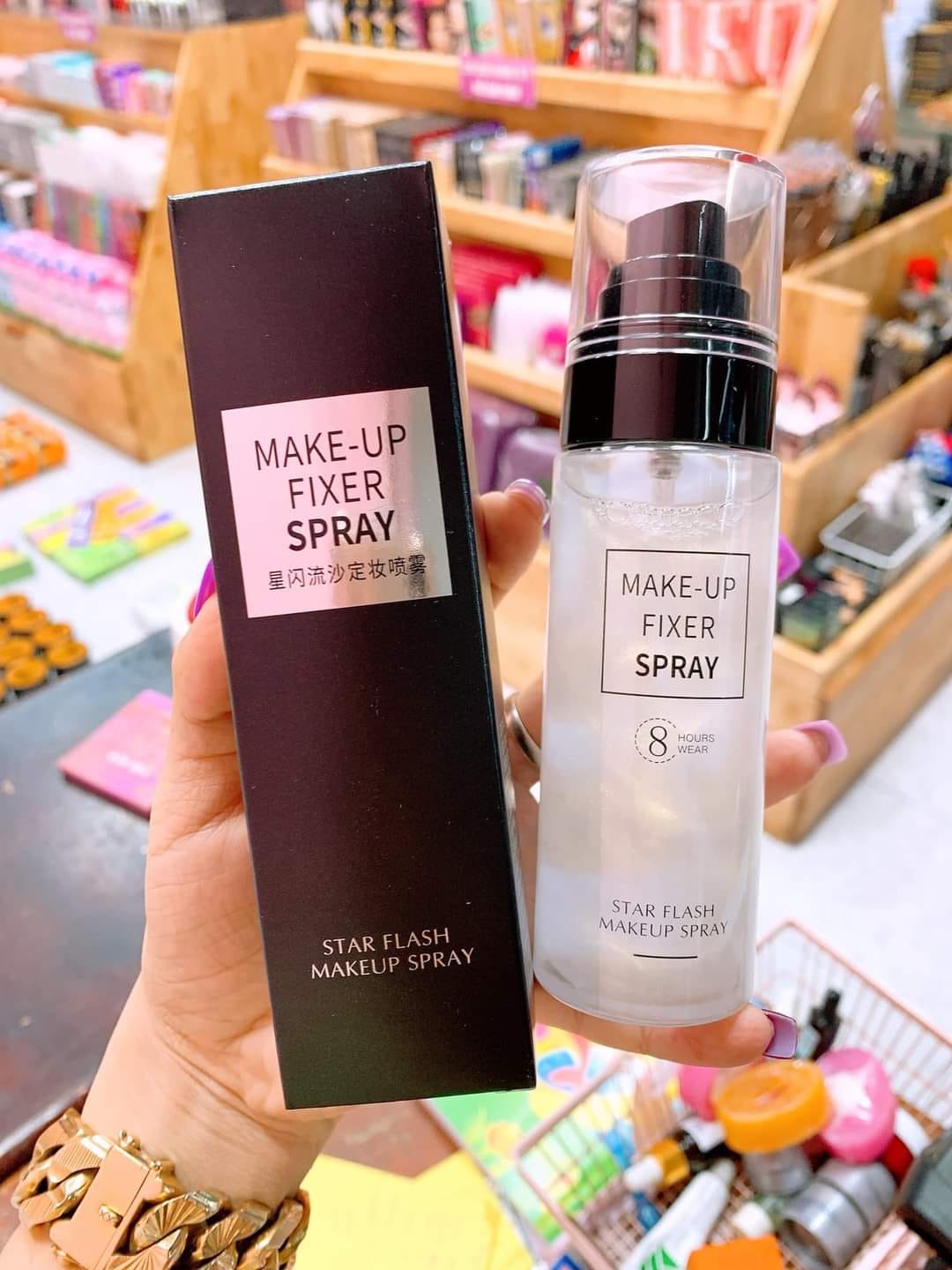 Xịt khoá giữ lớp trang điểm makeup fixer spray 100ml
