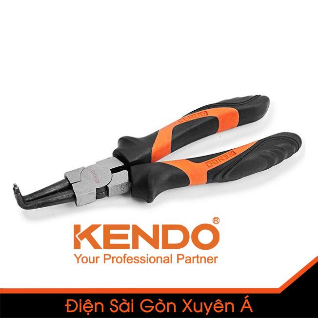Kìm mở phe mũi cong cao cấp 7inch 180mm crv kendo 11514 - ngô gia tools