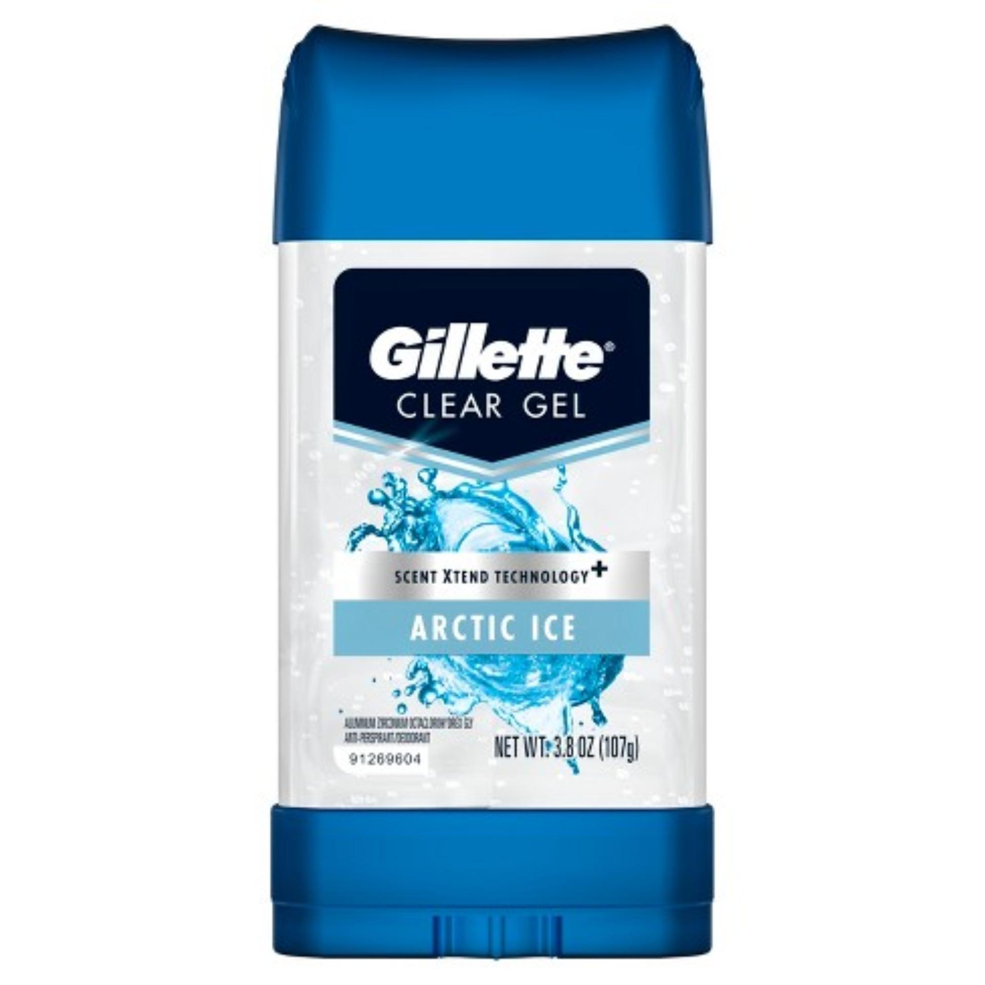 Gel khử mùi gillette của mỹ - arctic ice 107g