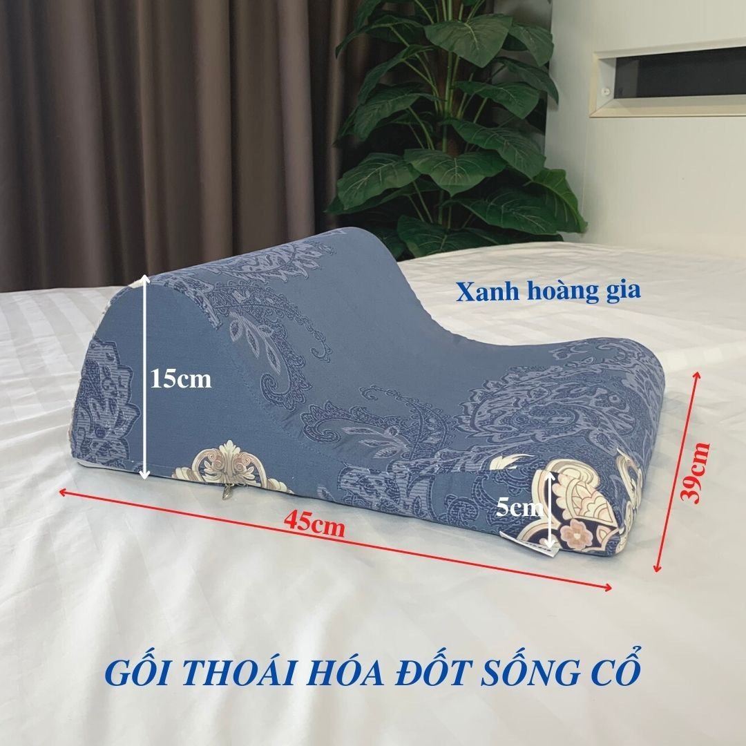Gối hỗ trợ điều trị thoái hóa cột sống cổ 2 đầu chuyên dụng- Chính hãng AIRU. gối cổ airu.