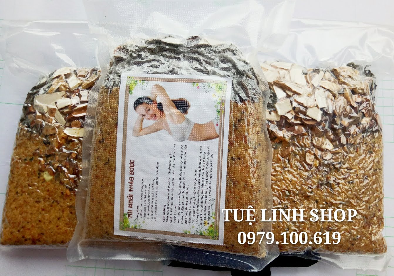 Muối thảo dược săn bụng, giảm eo sau sinh bịch 1kg