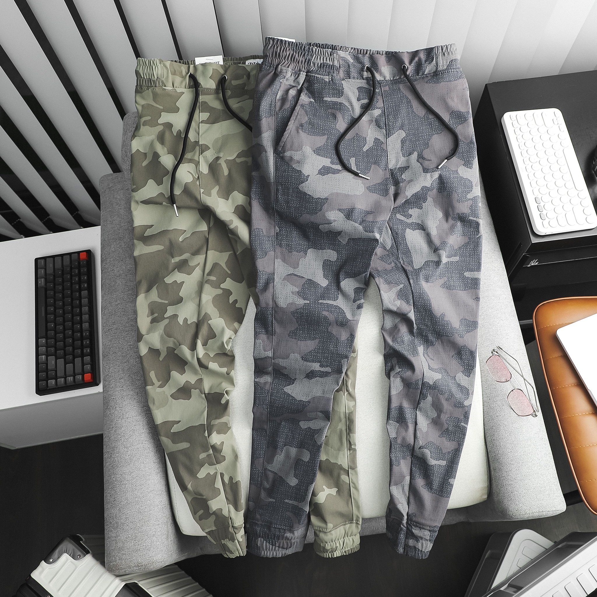 Quần jogger kaki rằn ri zra man dư vnxk chính hãng