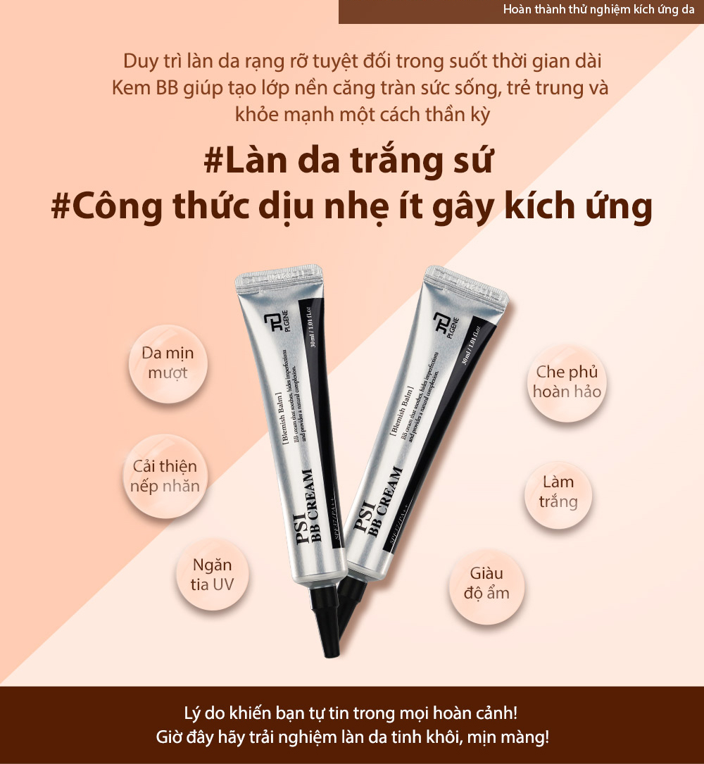 Kem nền tái sinh PSI BB Cream SPF 37/PA++ (trang điểm và dưỡng da)
