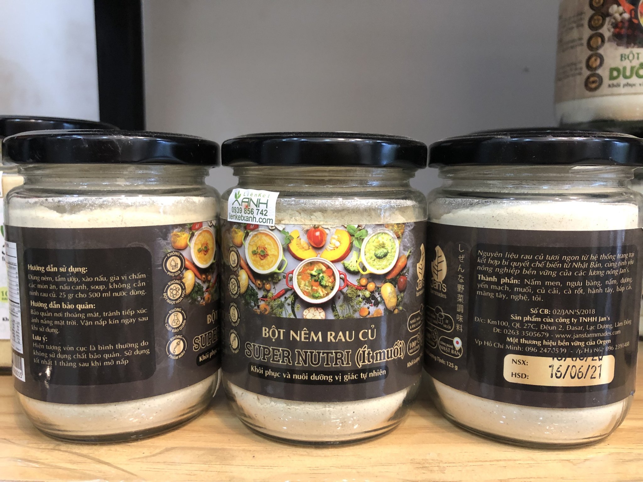 Bột nêm rau củ Super Nutri Jan's - Liên Kết Xanh