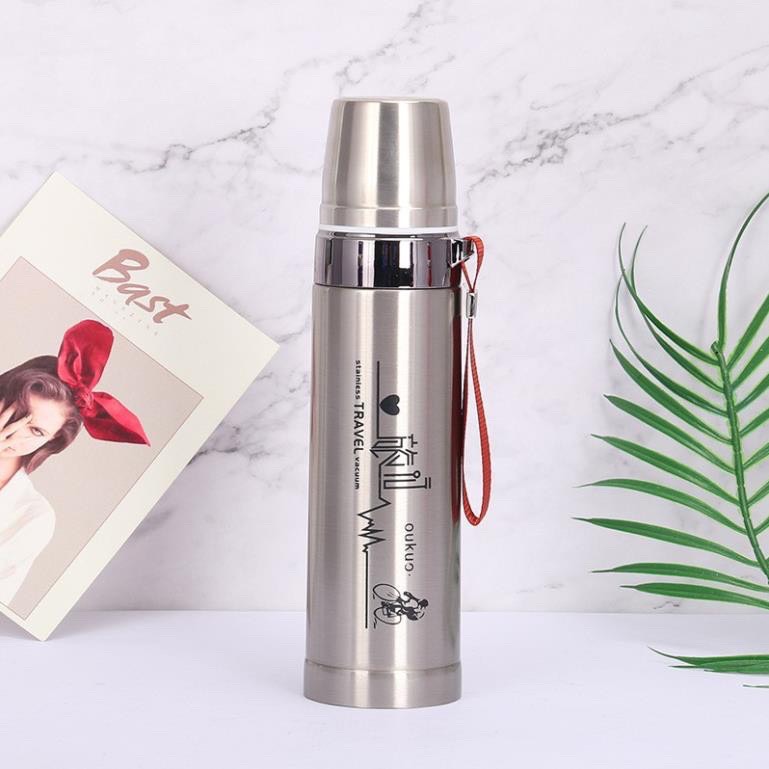 Bình Giữ Nhiệt Inox Dày Cao Cấp 750ML Giữ Nhiệt Tối Ưu Hơn 8h Thương Hiệu Travel