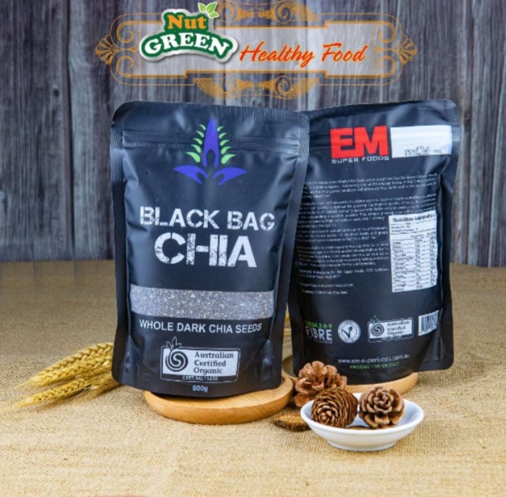 Hạt chia đen úc hữu cơ 500g