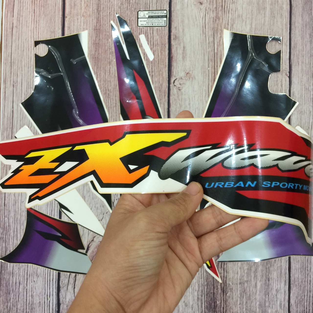 Tem dán xe wave ZX ,tem xe máuy WAVE110 ,wave alpha