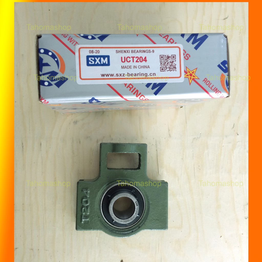 Gối Đỡ Vòng Bi trục 20mm, dạng treo có thể điều chỉnh khoảng cách trục, UCT204