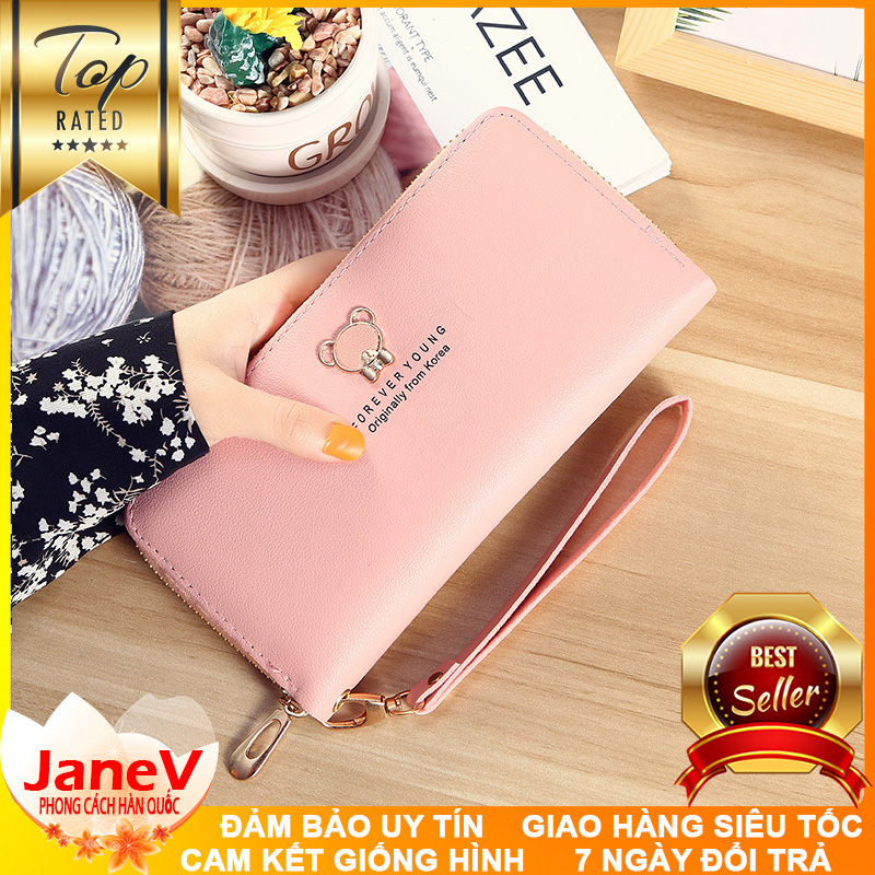 Ví cầm tay nữ dài phong cách hàn quốc tvnn267