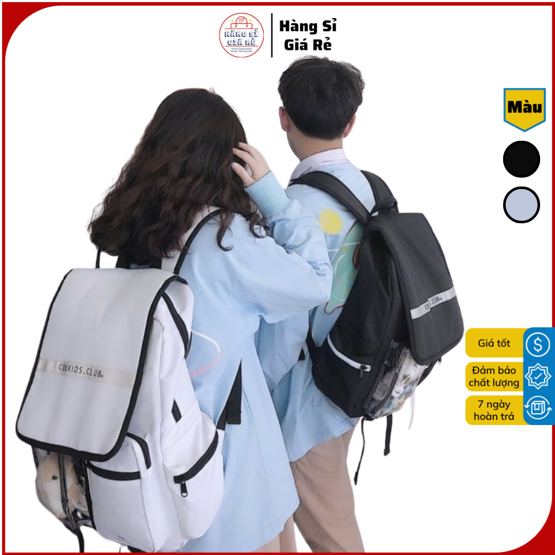 [MẪU MỚI] balo unisex LOẠI LỚN siêu chất độc lạ cá tính/ Balo nữ balo nam Thời Trang HARAS Đường may chắc chắn ngăn chứ tiện dụng