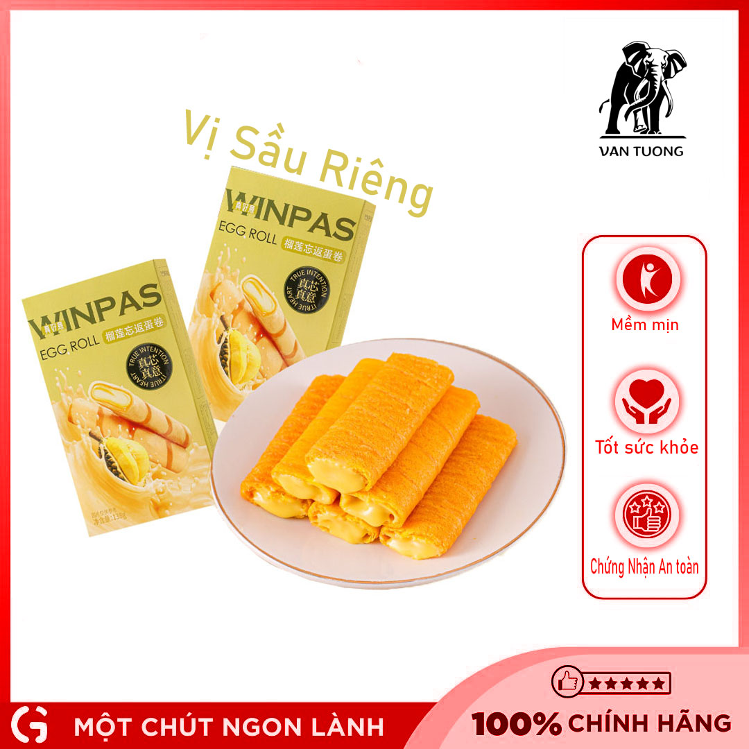 Bánh quế vị sầu riêng tan chảy nhân kem