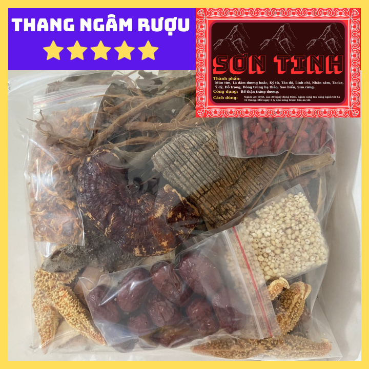 Thang sơn tinh 12 vị đặt biệt bổ thận tráng dương