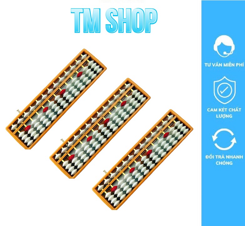 Bàn tính gẩy 13 cột có nút bấm, Bàn tính gẩy soroban, Bàn tính gẩy nhựa, Bàn tính gẩy 13 cột, cách học bàn tính gẩy