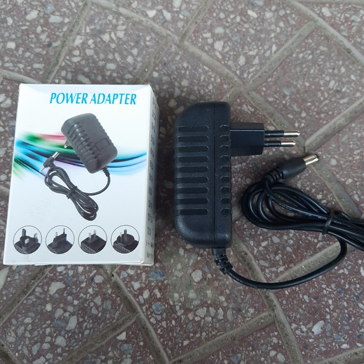 Sạc quạt tích điện mickey 15V-1,2A - adapter quạt tích điện loại tốt hàng theo quạt