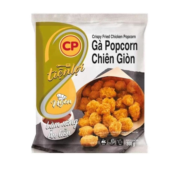 Gà viên popcorn cp 300g/gói - làm nóng ăn liền