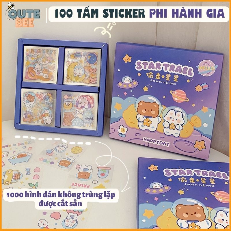 Sticker Cute 100 Tấm Lẻ giá rẻ Tháng 7,2024|BigGo Việt Nam