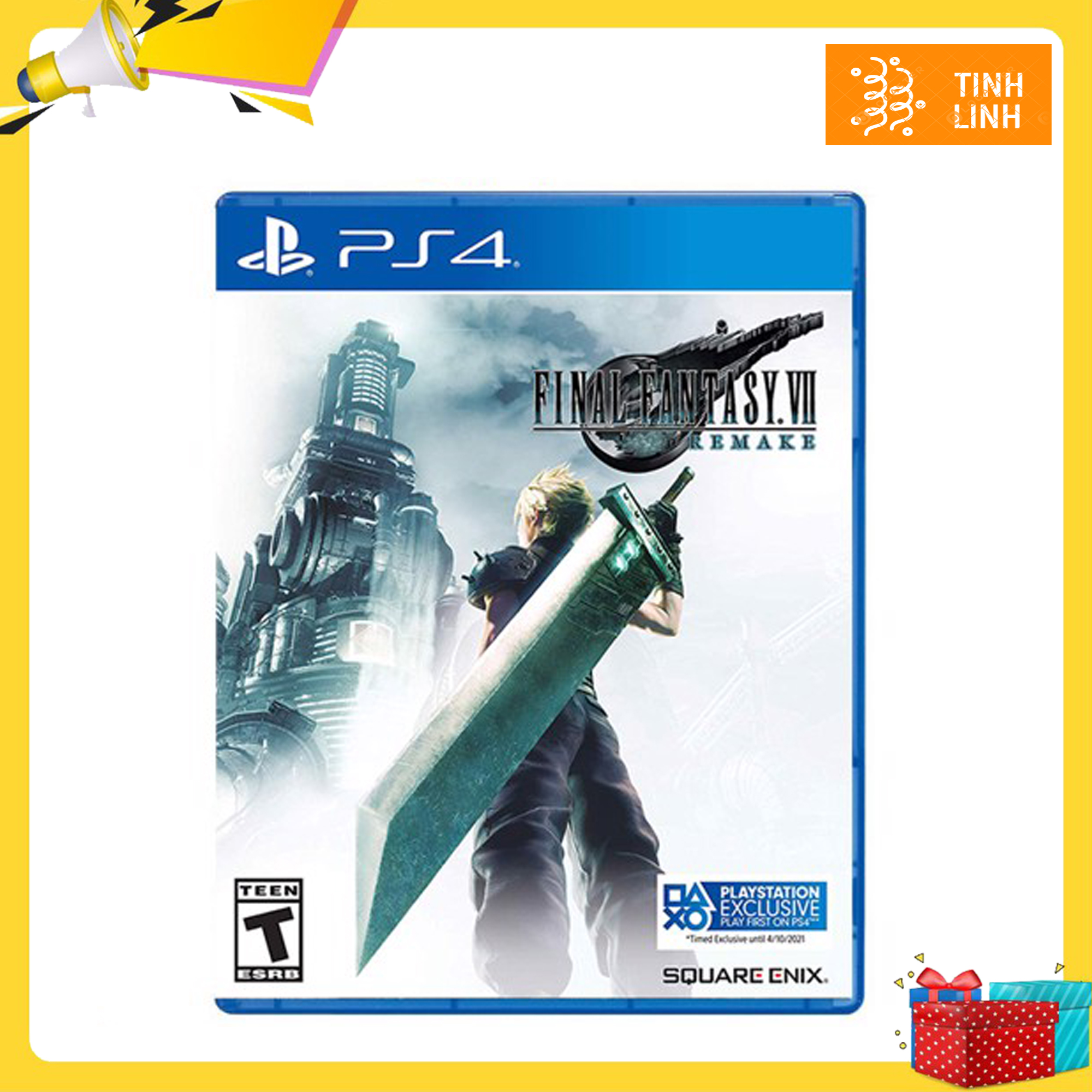 Đĩa game ps4 final fantasy vii remake
