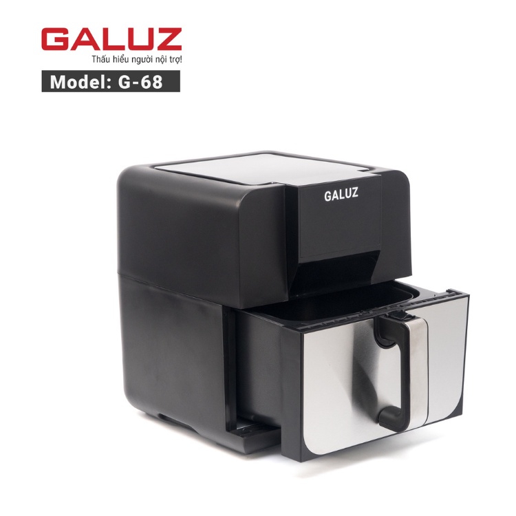 Nồi chiên không dầu điện tử galuz model g-68 - dung tích 5.5l