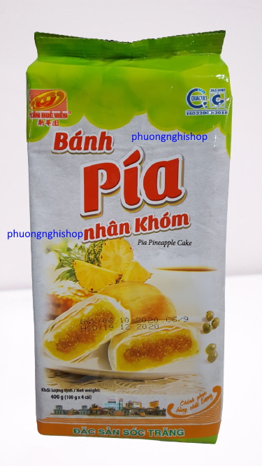 Bánh pía chay khóm 400gr Tân Huê Viên