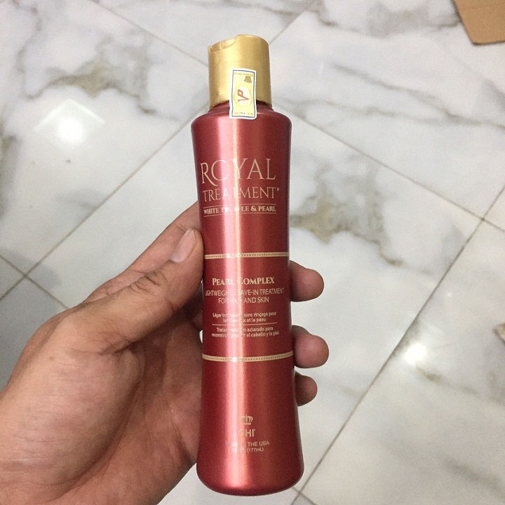 Tinh dầu dưỡng CHI Royal Treatment Pearl Complex Mỹ dành cho tóc khô rối 177ml