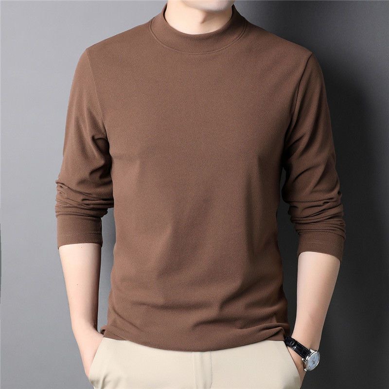 ÁO giữ nhiệt nam , áo thun nam dài tay , áo body giữ nhiệt cổ lọ 3cm lót lông siêu ám cho mùa đông