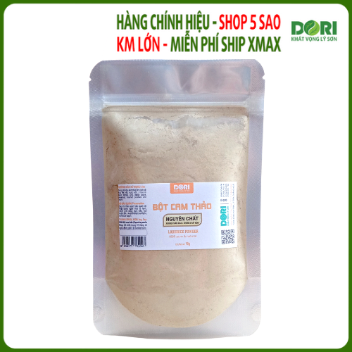 Bột cam thảo nguyên chất - dori thơm thơm -25g- 70g -500g