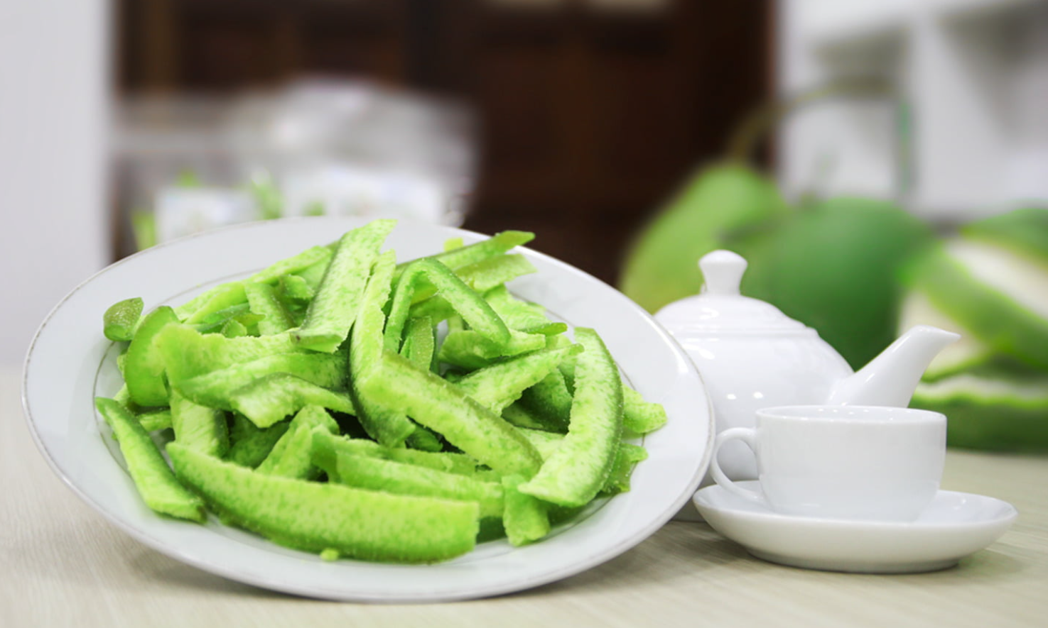 Mứt vỏ bưởi thái lan