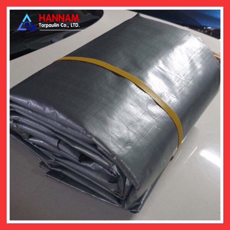 Loại dày bạt che mưa, bạt che nắng hàn quốc loại 1 đã đóng khoen may viền sẵn)