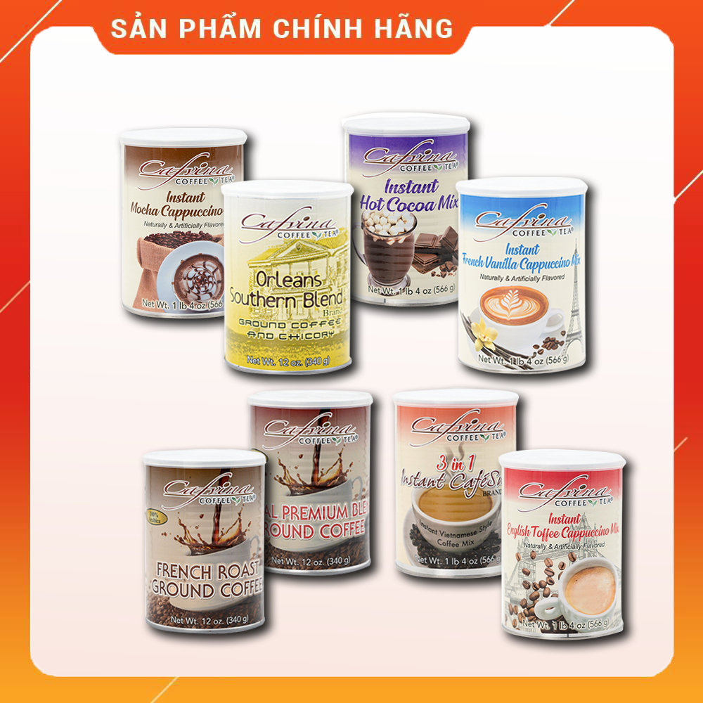 Cafe Hòa tan Nhập khẩu Mỹ Cafvina