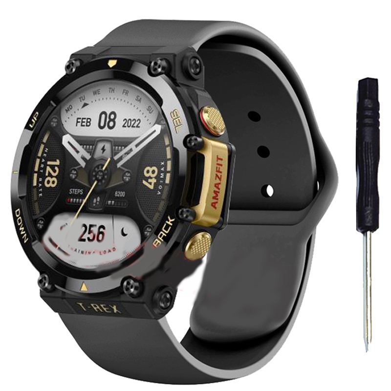 Premium Soft silicone strap for Huami Amazfit T Rex Trex 2 Pro Smartwatch