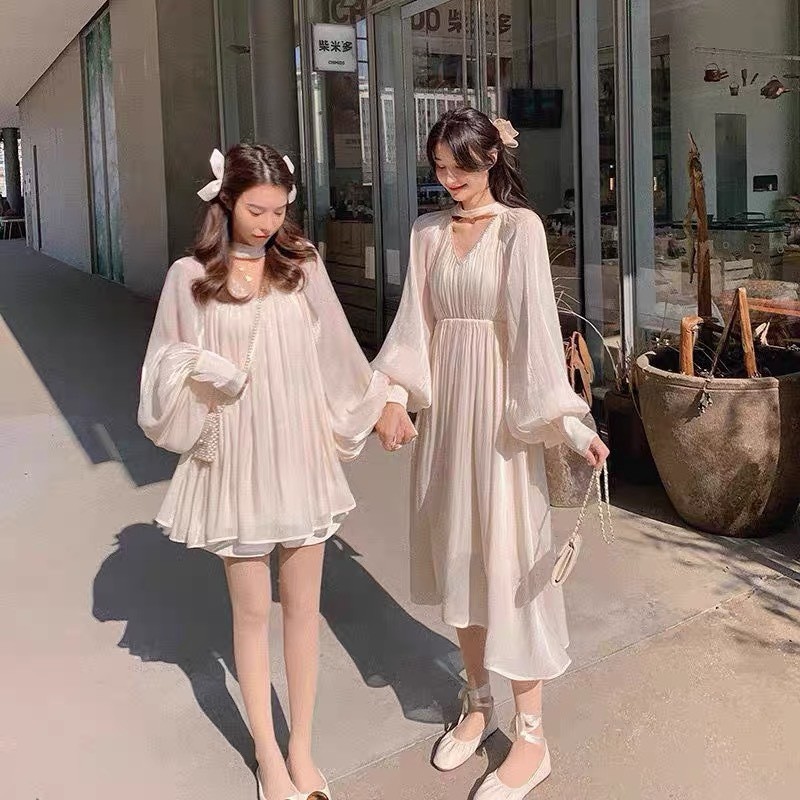 Váy ulzzang tiểu thư babydoll cao cấp M22 janna house | Shopee Việt Nam