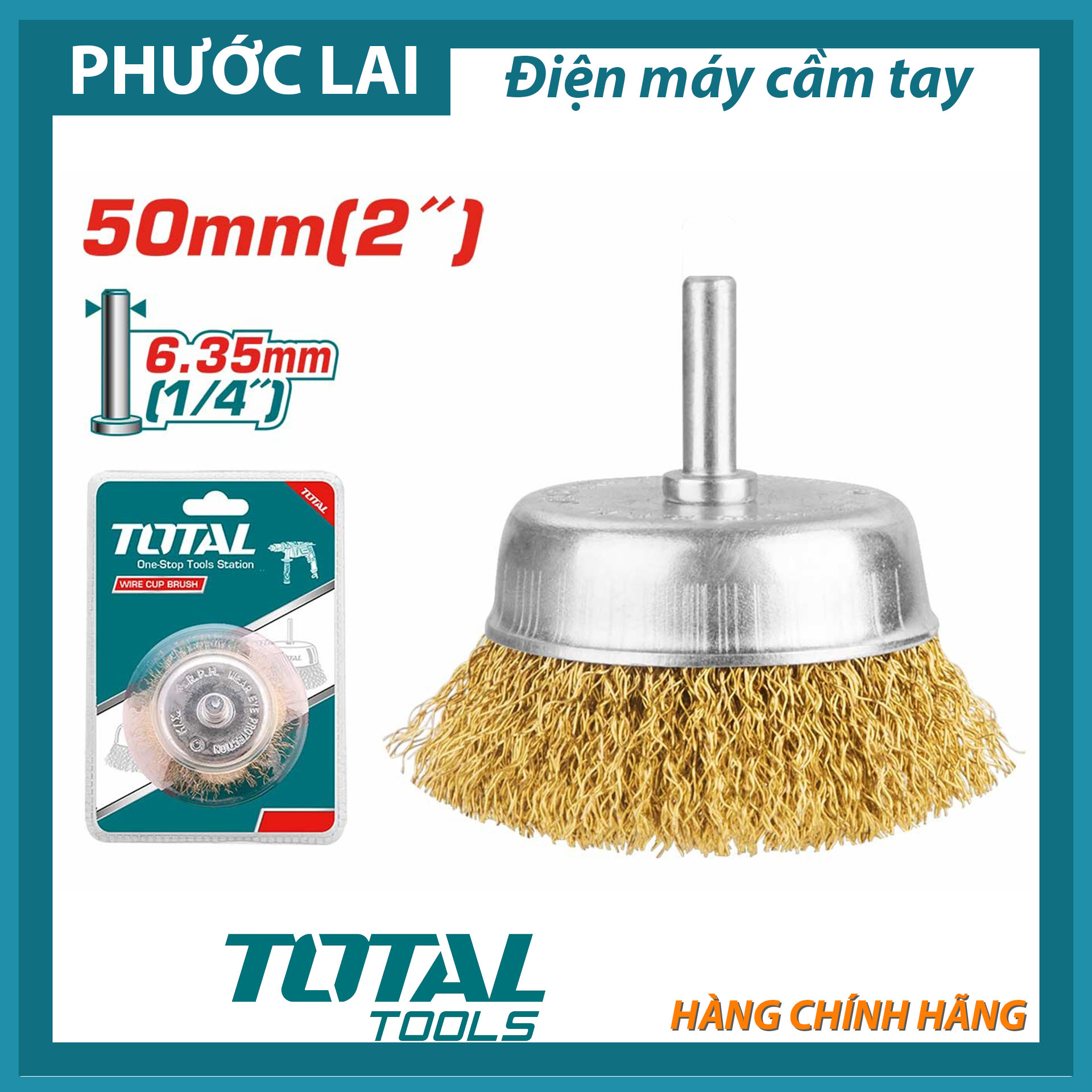 Chén cước có cán 50mm total tac33021