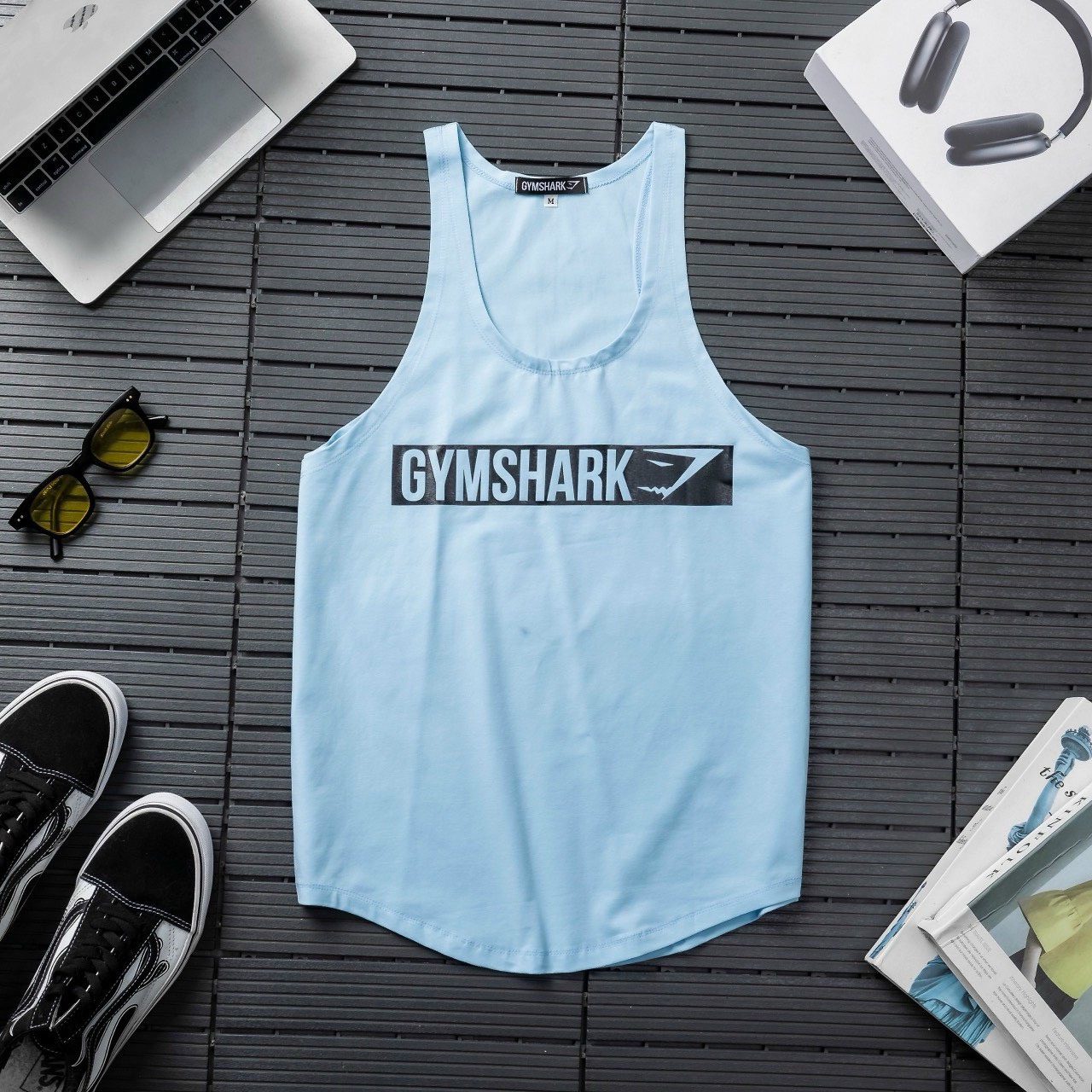 Áo ba lổ tập gym Gym Đủ Màu Thun Cotton Mát Lanh Áo Ba Lổ Thể Thao Nam - Xuong May Do Gym