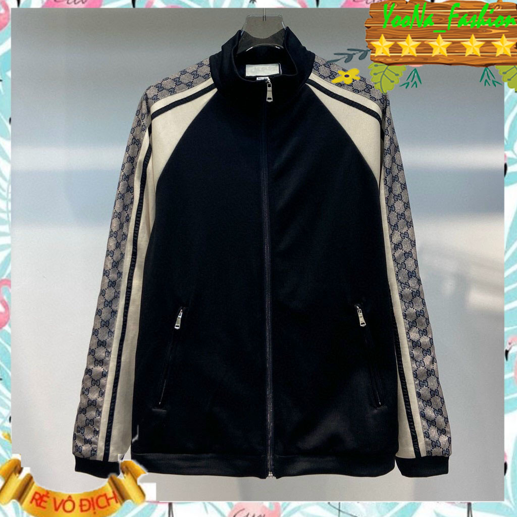 Áo Khoác Dù Nam Nữ, Cổ Cao 2 Túi Có Khóa Kéo Tiện Lợi, Phối Viền in Chữ CG Siêu Cá Tính.Tp