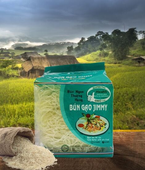 BÚN GẠO JIMMY - AN TOÀN SỨC KHỎE GÓI 250GR