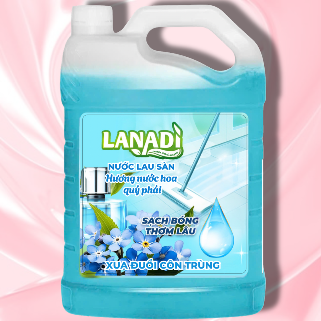 Lanadi Floor Cleaner Repels Insects Can 3.8kg Clean, Shiny, Long-Lasting Fragrance - 2