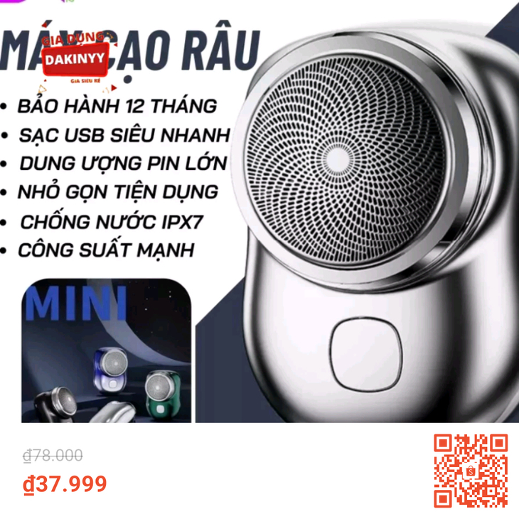 Máy cạo râu mini shaver máy cạo râu kháng nước nhỏ gọn tiện lợi, chống trầy xước kháng nước nhỏ gọn tiện lợi, chống trầy xước máy cạo râu nam máy cạo râu may cao râu cao cấp máy cạo râu mini máy cạo râu dao cạo râu may cao râu