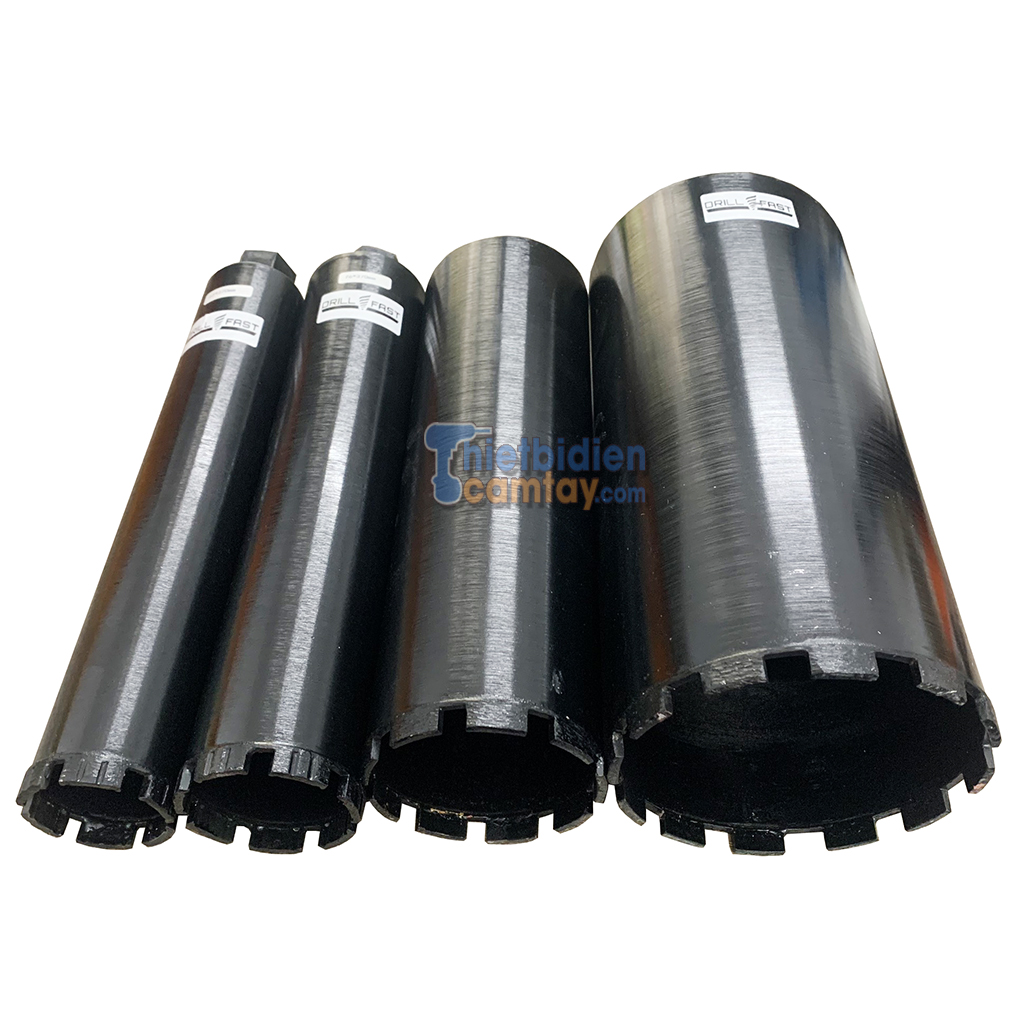 Mũi khoan rút lõi cao cấp drillfast d102, d112, d120, d127, d132